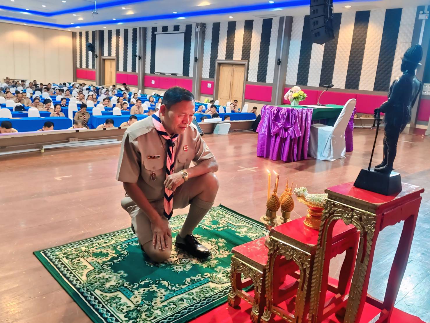 พิธีเปิดโครงการฝึกอบรมบุคลากรทางการลูกเสือเสริมสร้างความปลอดภัยจากการคุกความในสถานศึกษา (Safe from Harm) รุ่นที่ 2